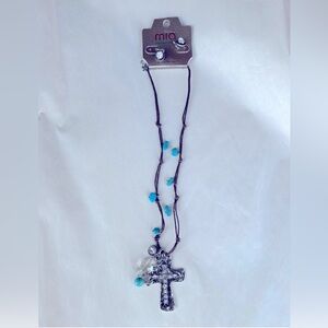 Mia Collection Womens Long Necklace and Earrings Set